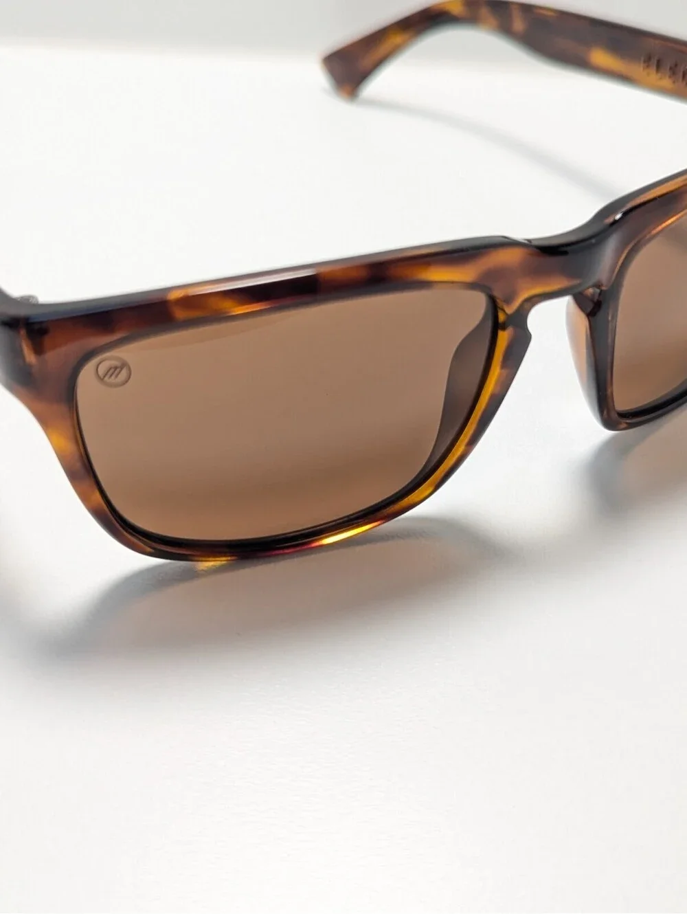 Electric Knoxville Classic Brown Tortoiseshell Square Men's Fashion Sunglasses